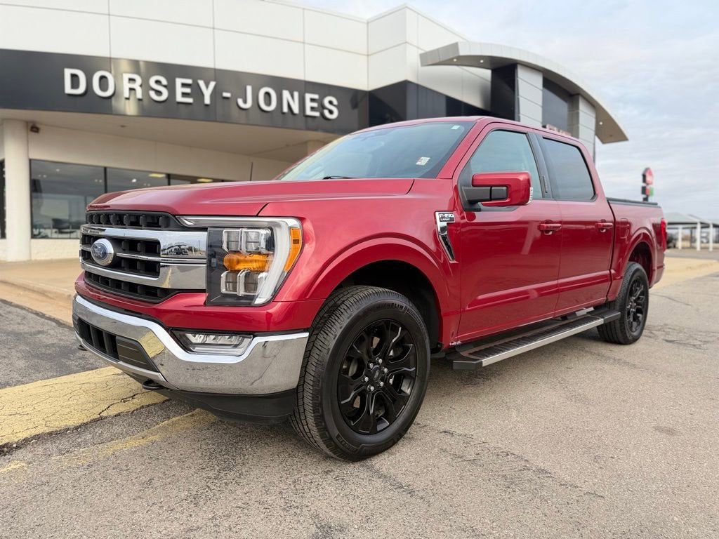2022 Ford F-150 XL in Red — front three-quarter view