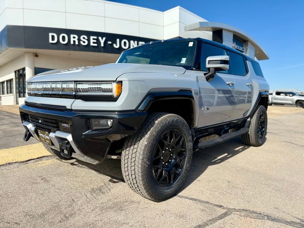 2025 GMC HUMMER EV SUV 2X in Meteorite Metallic (Grey) — front three-quarter view