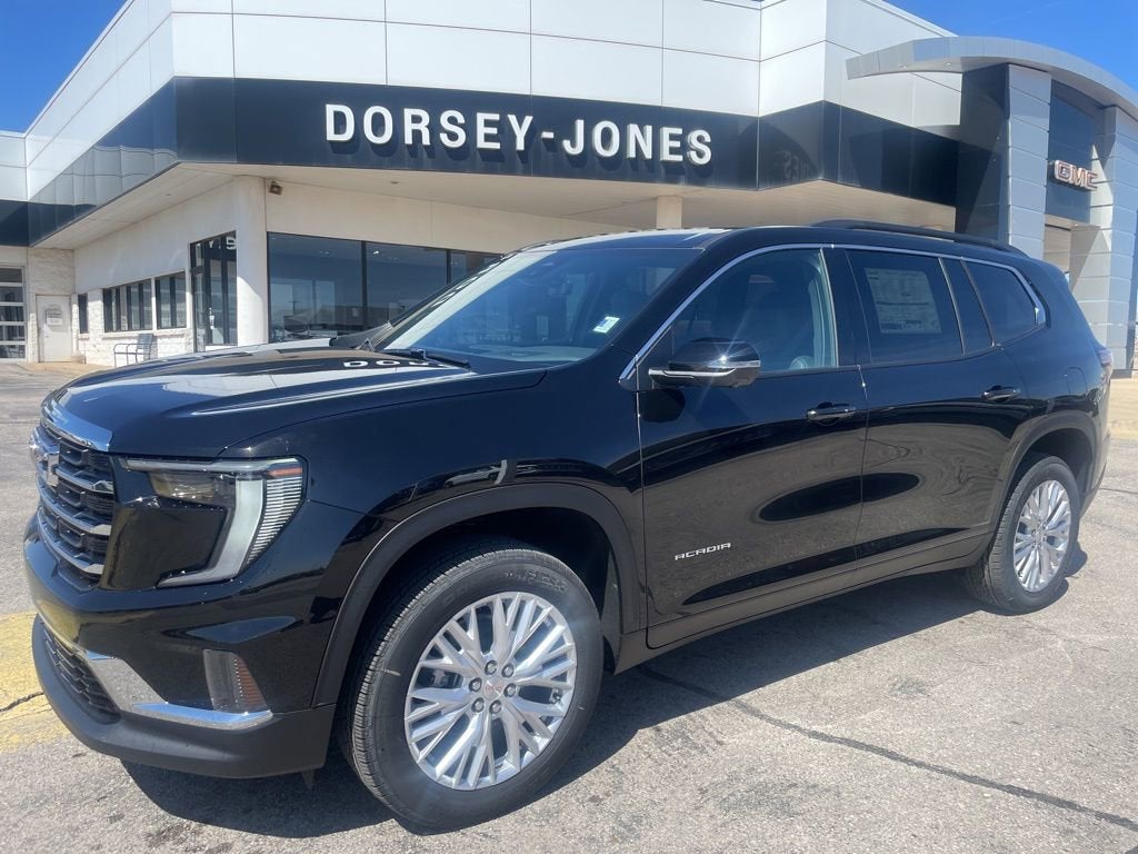 2026 GMC Acadia Elevation in Ebony Twilight Metallic — front three-quarter view
