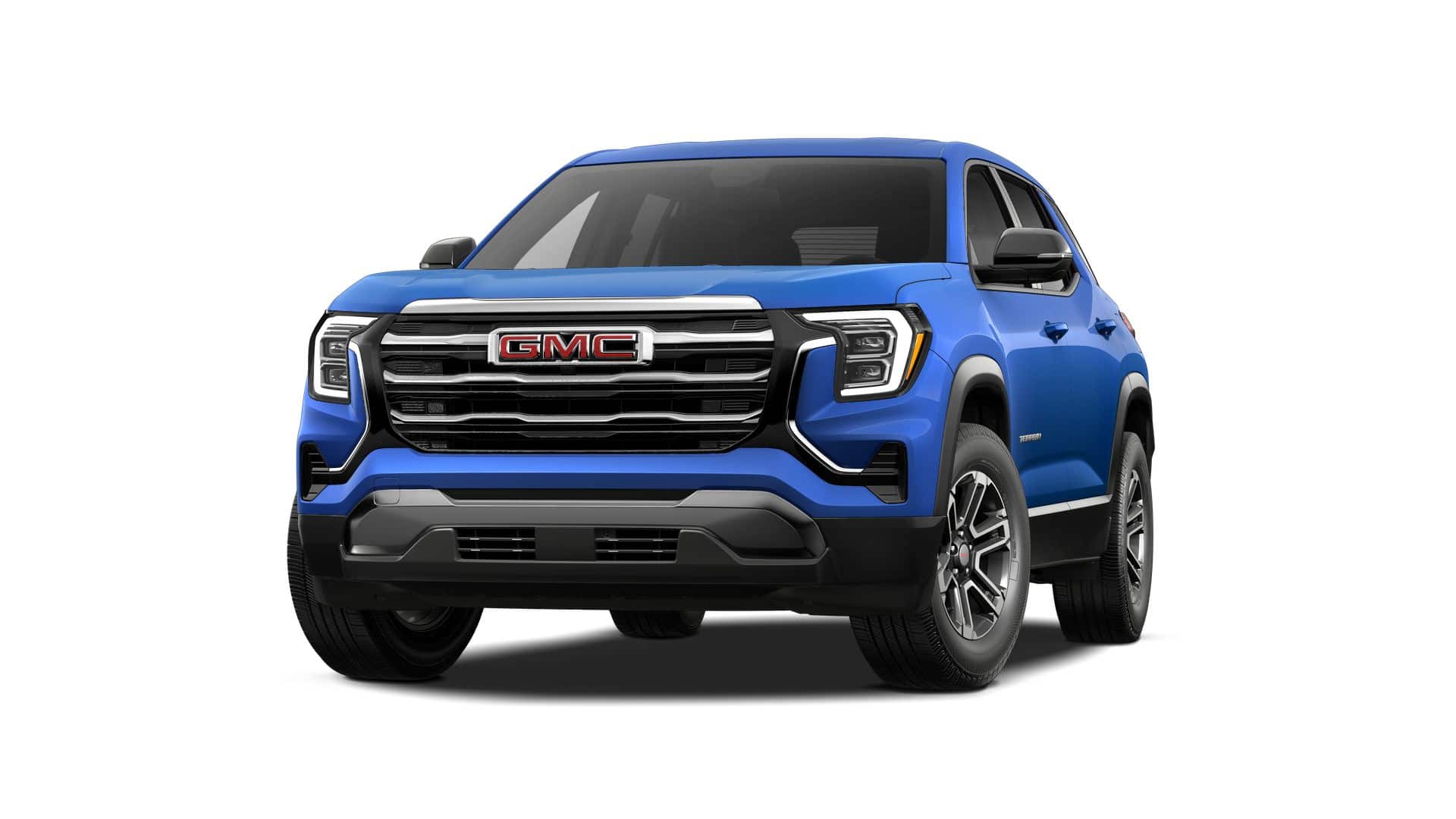 2027 GMC Terrain FWD Elevation in Rapids Metallic — front three-quarter view