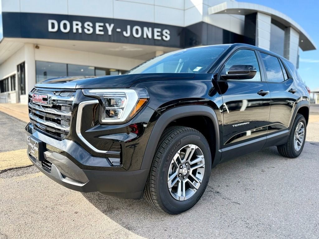 2026 GMC Terrain Elevation in Ebony Twilight Metallic — front three-quarter view