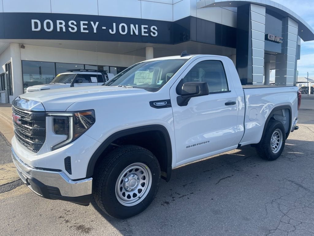 2026 GMC Sierra 1500 Pro in Summit White — front three-quarter view